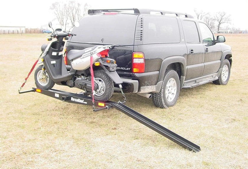 Крепление мотоцикла на фаркоп УАЗ Патриот