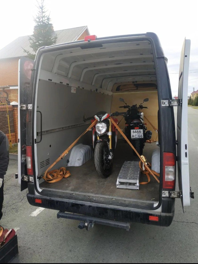 УАЗ Буханка перевозка мотоцикла