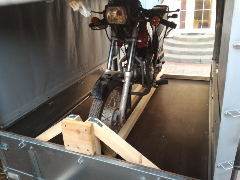 Прицеп мзса для мотоцикла