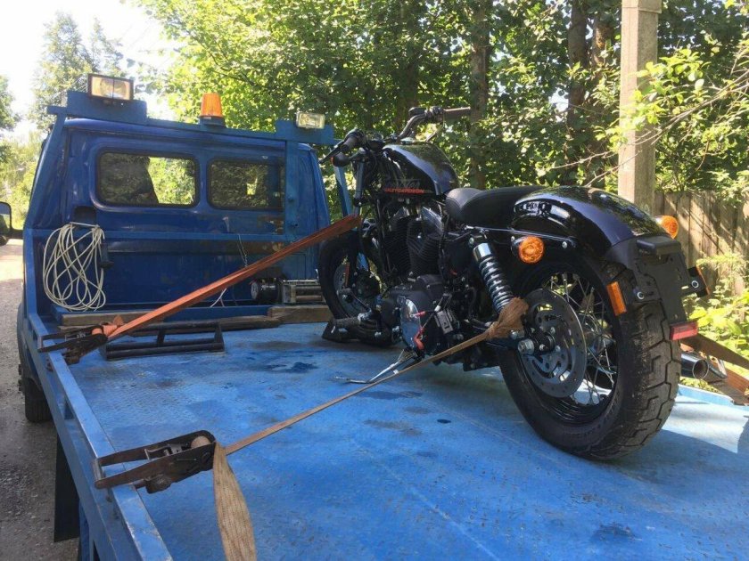 Мотоцикл Урал эвакуатор