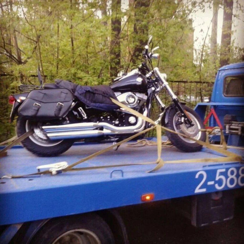 Газель мотоэвакуатор