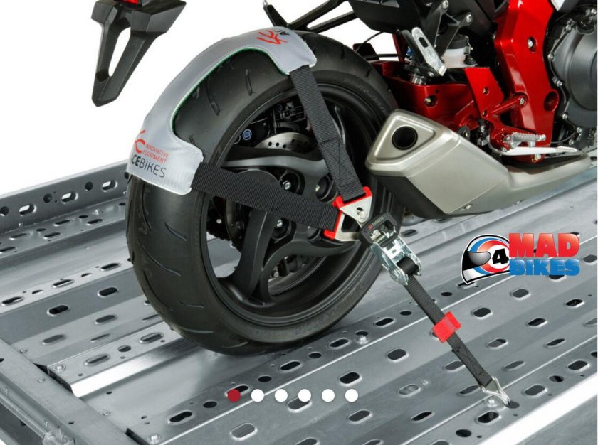 МЗСА упор переднего колеса мотоцикла с захватом