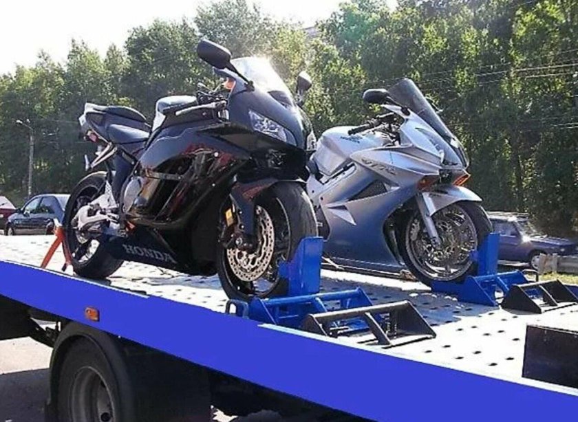 Транспортировка мотоцикла