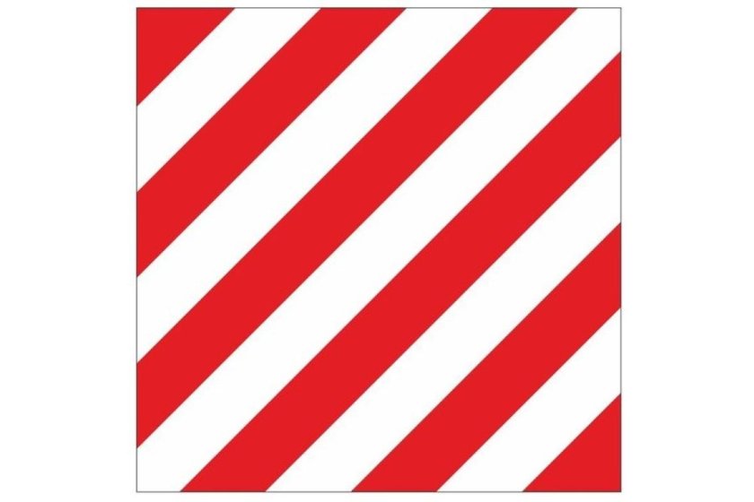 Знак крупногабаритный груз 400х400