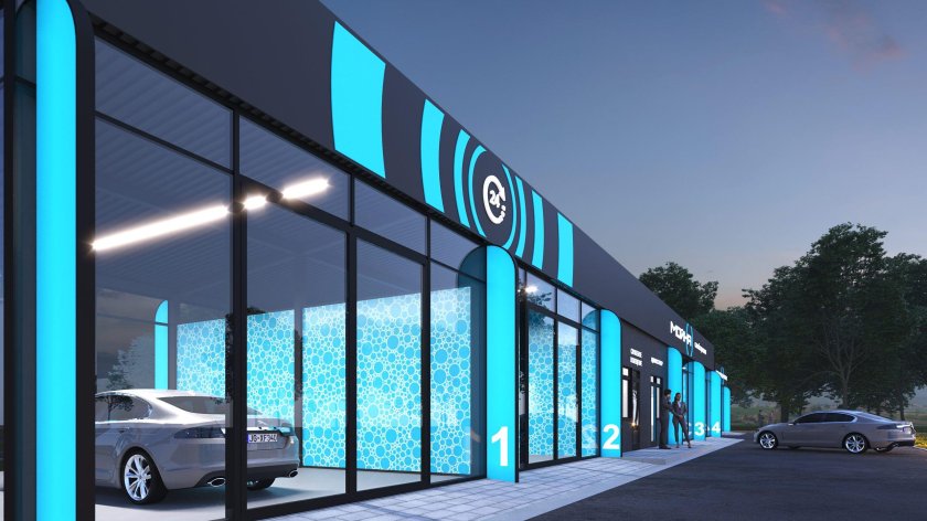 Проект здания автомойки самообслуживания