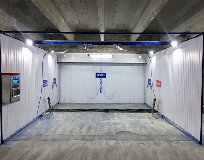 Отделка автомойки