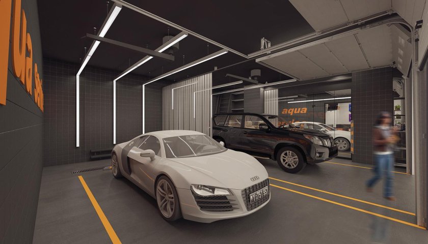 Автомойка дизайн проект