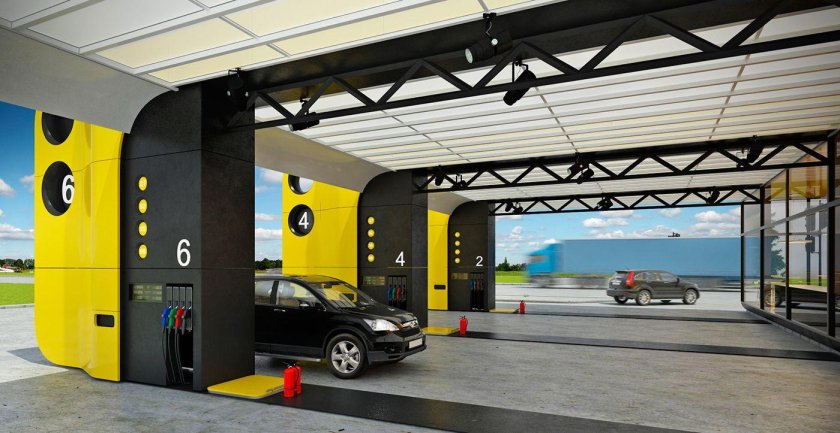 Мойка самообслуживания на АЗС