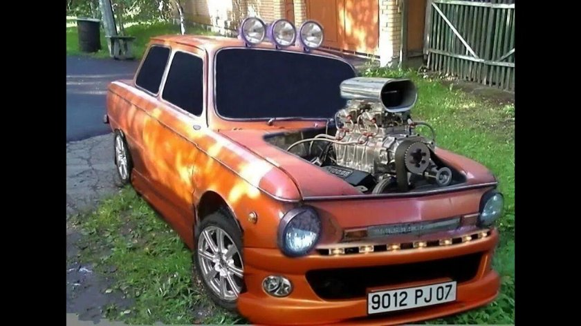 Тюнингованный ЗАЗ 968