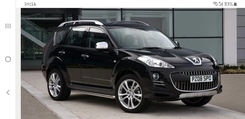 Пежо 4007 2.2 дизель