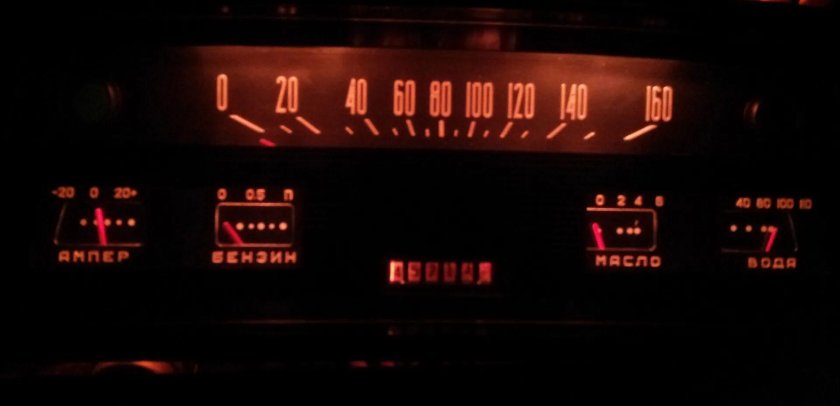 Подсветка приборной панели Москвич 412
