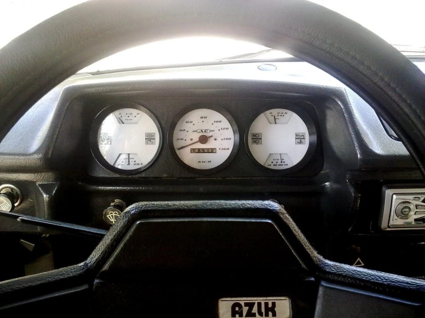 Приборы ВАЗ 2106 на Москвич 412