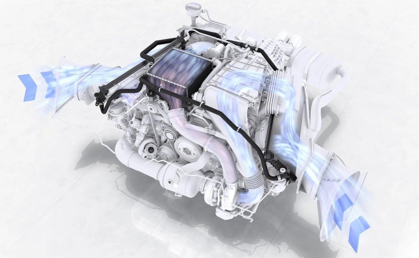 Мотор Porsche 718