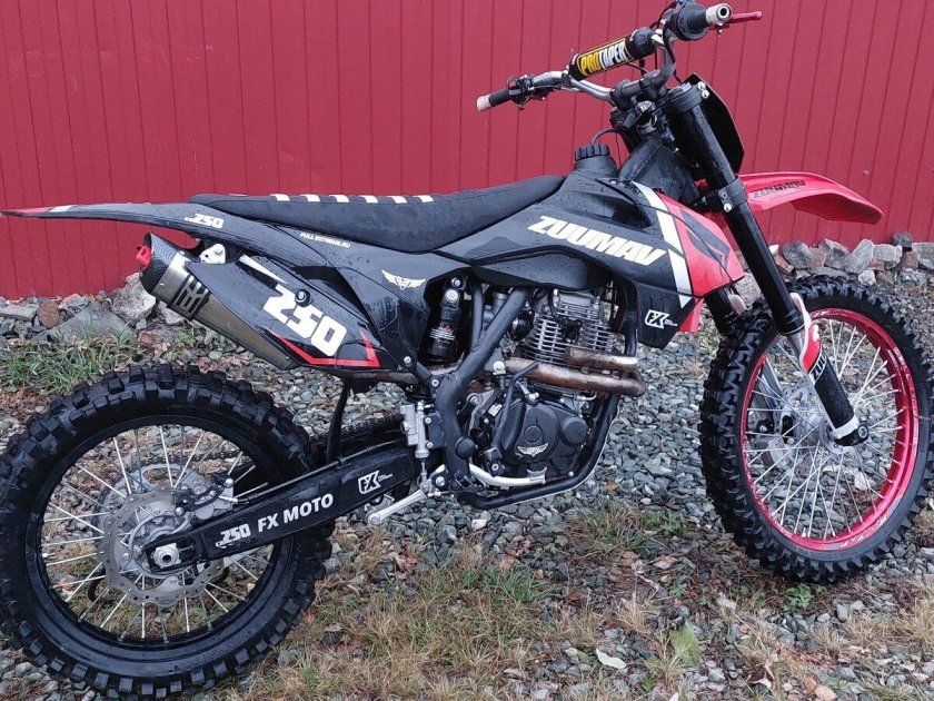 Мотоцикл кроссовый ZUUMAV FX CR 250cb Black 21/18