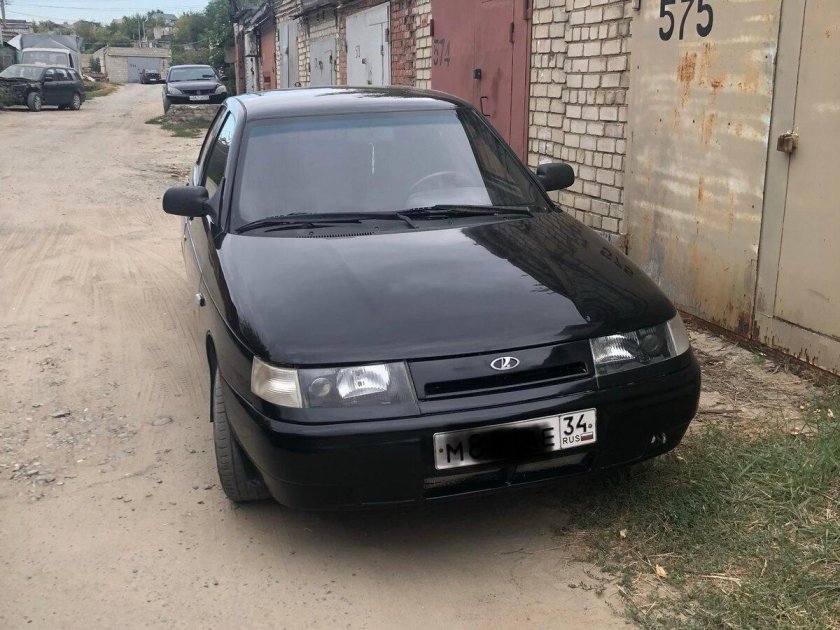 Черные фары ВАЗ 2110