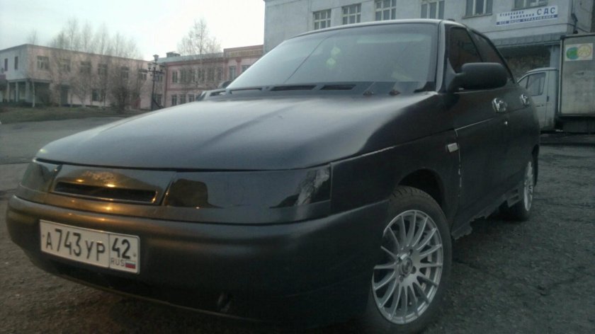 ВАЗ 2110 черная матовая