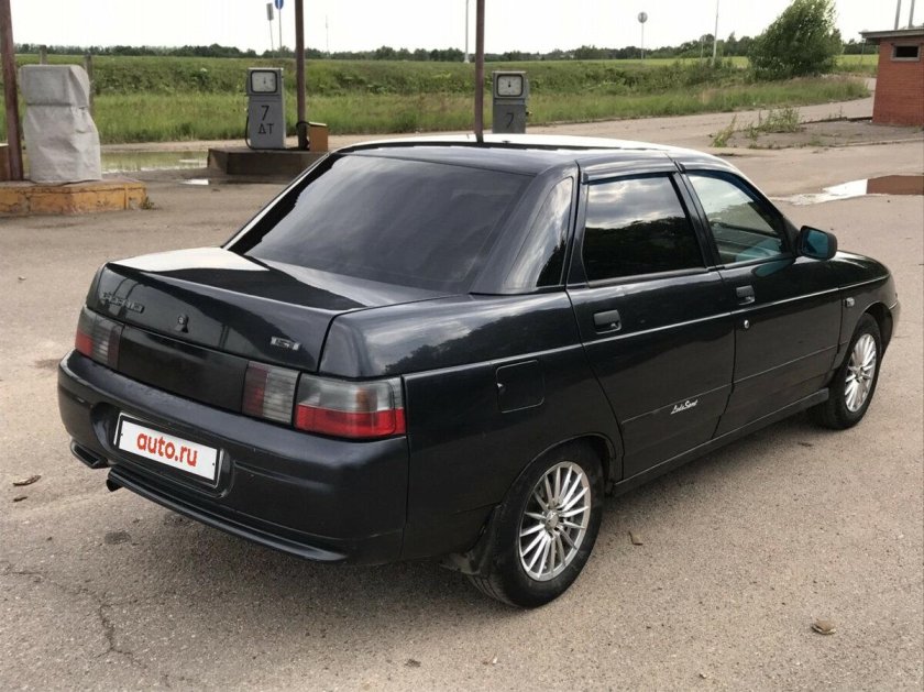 Лада 2110 черная