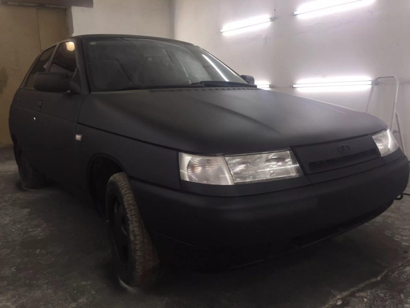 ВАЗ 2112 черная матовая