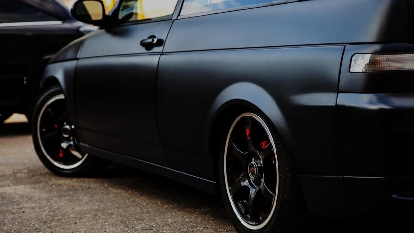 ВАЗ 2112 черная матовая