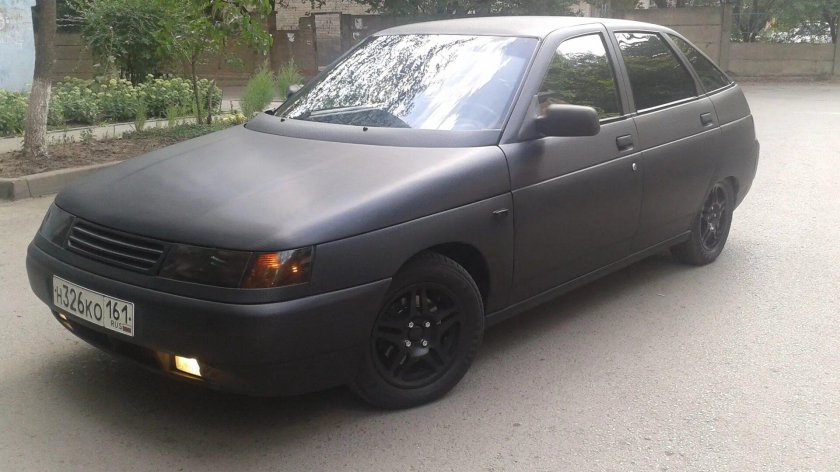 ВАЗ 2112 черная матовая