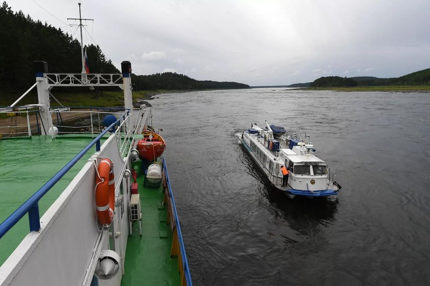 Казачинский порог на енисее