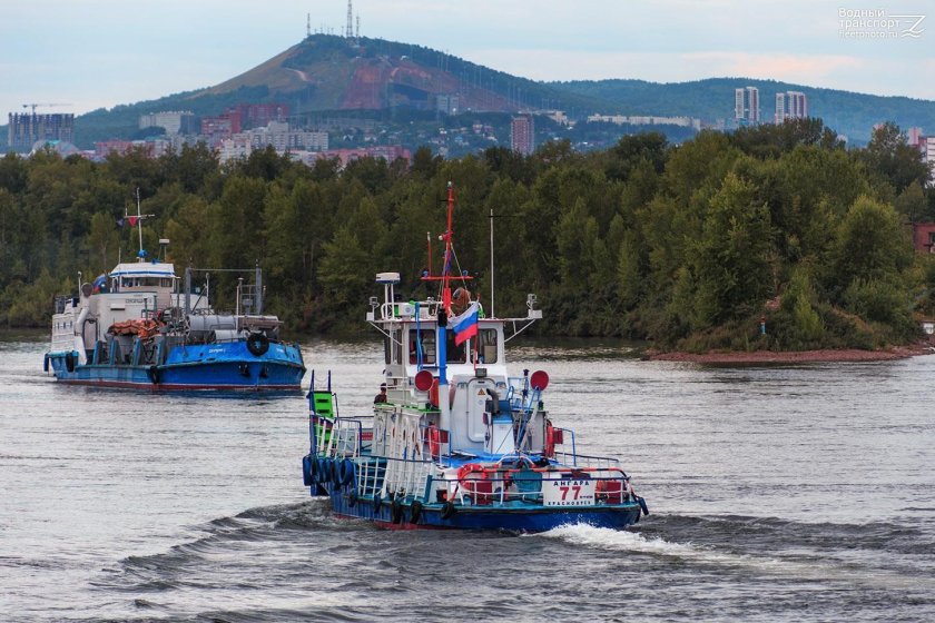 Теплоход Ангара в Красноярске