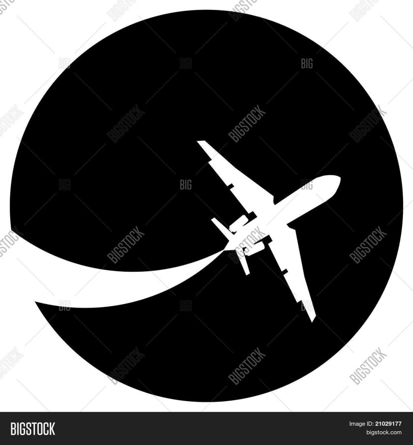 Силуэт самолета