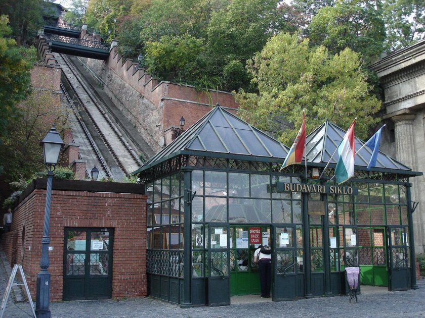Budapest castle hill funicular