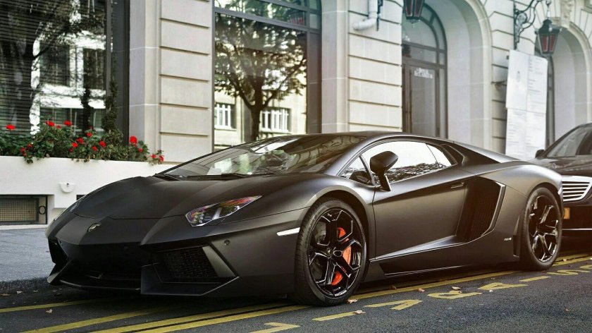 Lamborghini Aventador lp700 чёрный