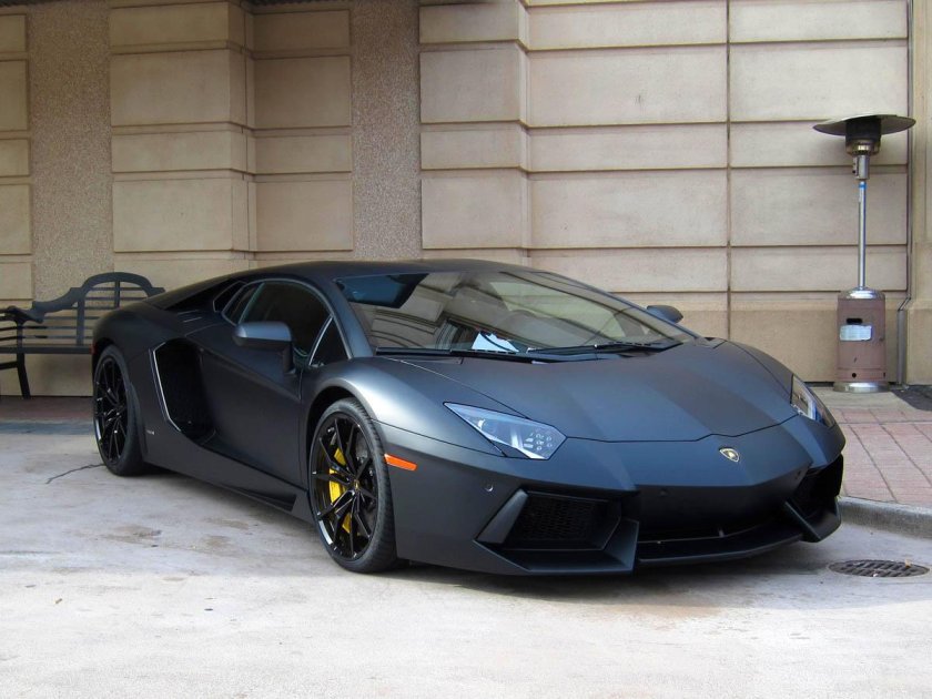 Lamborghini Aventador lp700 чёрный