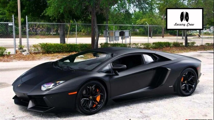 Lamborghini Aventador lp700-4 черная матовая