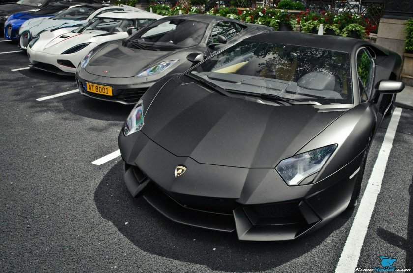 Ламборгини авентадор Matte Black