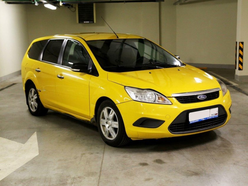 Форд фокус 2 универсал желтый