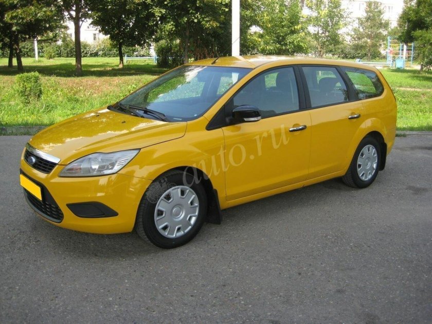 Форд фокус 2 желтый
