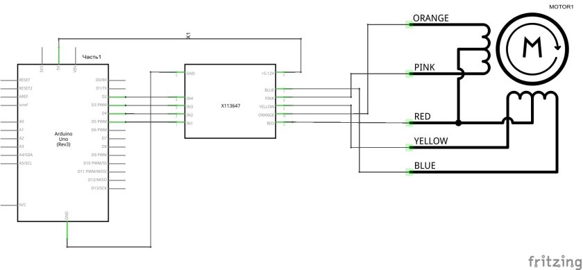 Шаговый двигатель ардуино 28byj-48