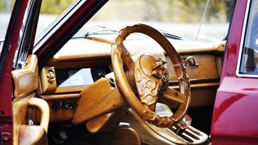 ГАЗ 24 салон из дерева