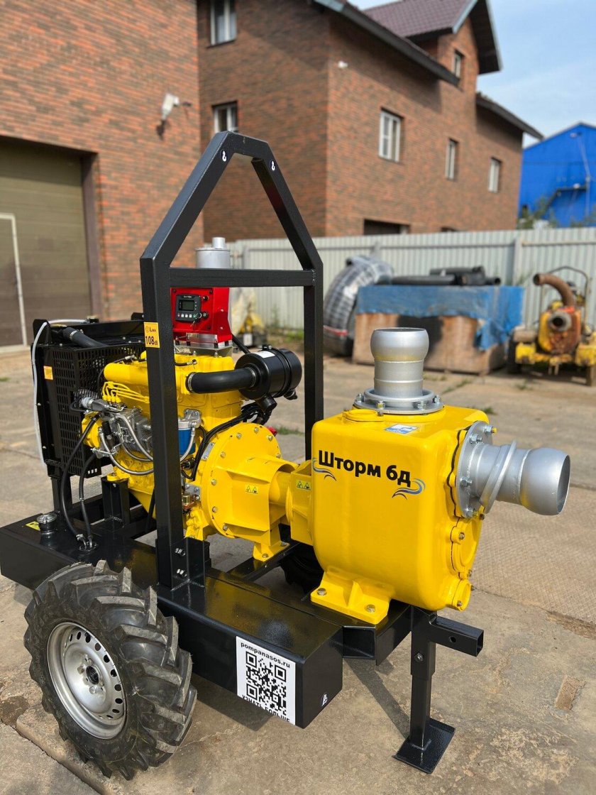 Мотопомпа дизельная вариско