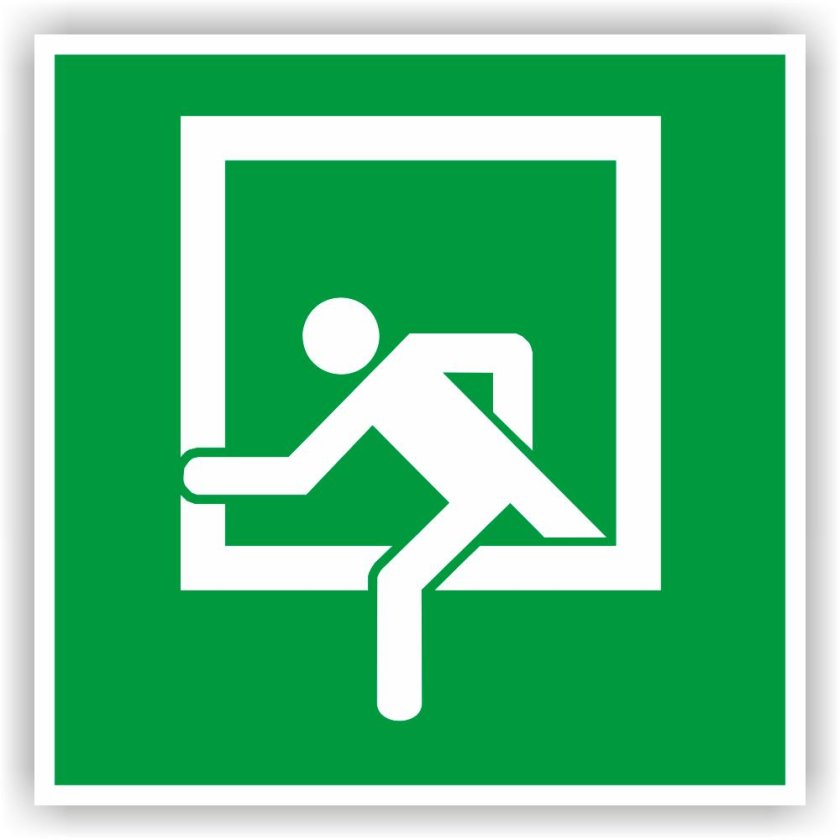 Знак «аварийный выход»