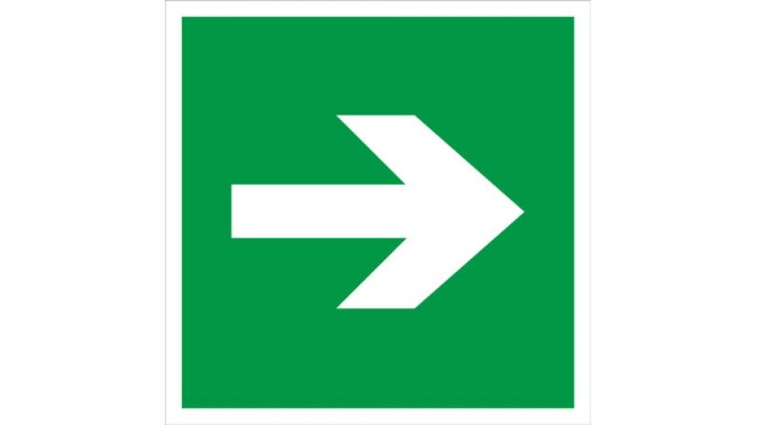 Знак f01-01 «направляющая стрелка» (пленка, 200х200 мм)