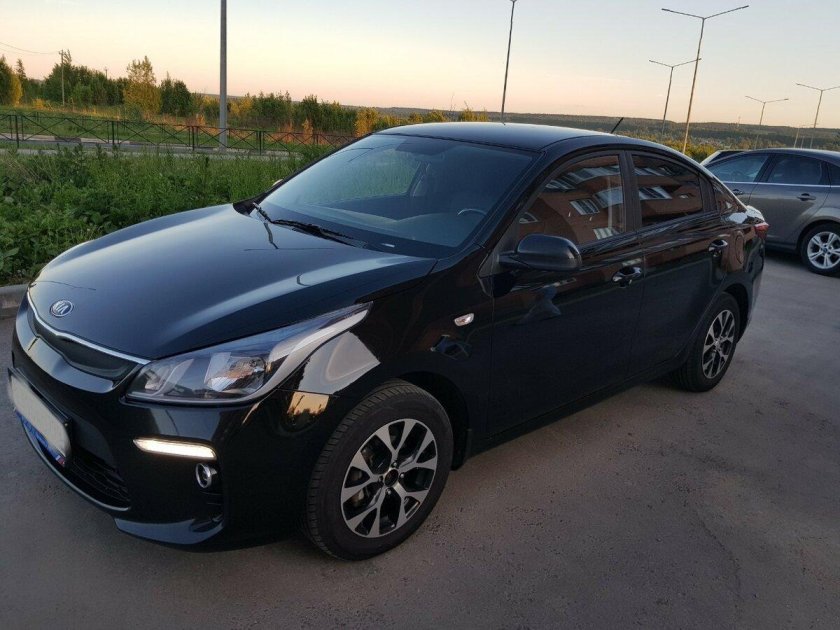 Киа Рио 4 черная