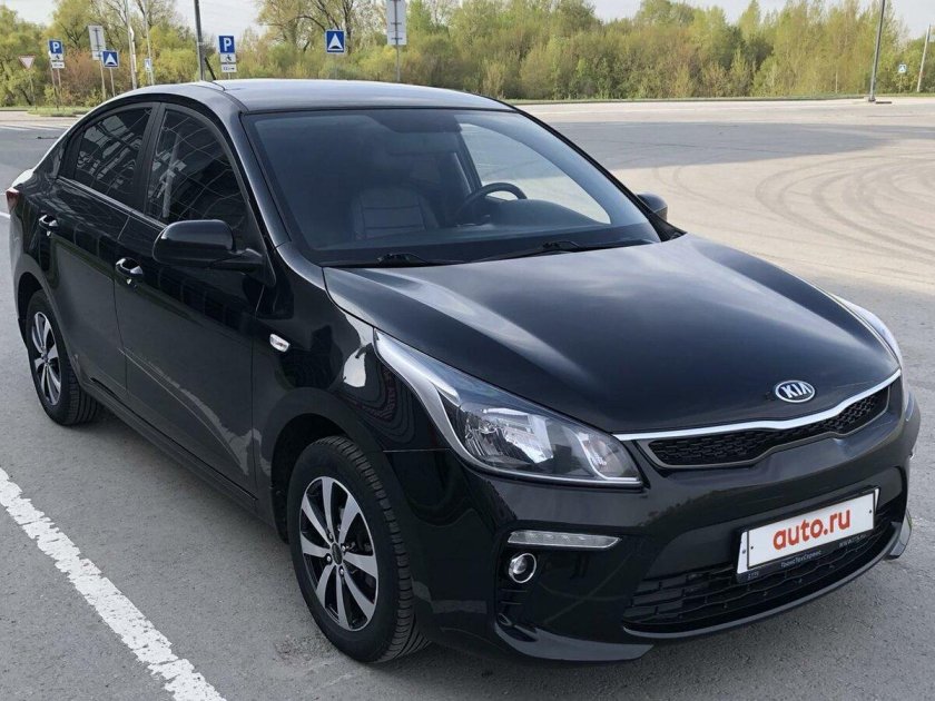 Kia rio 4 черный