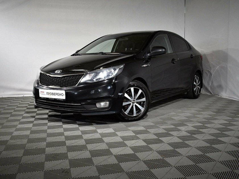 Kia Rio 2015 черная