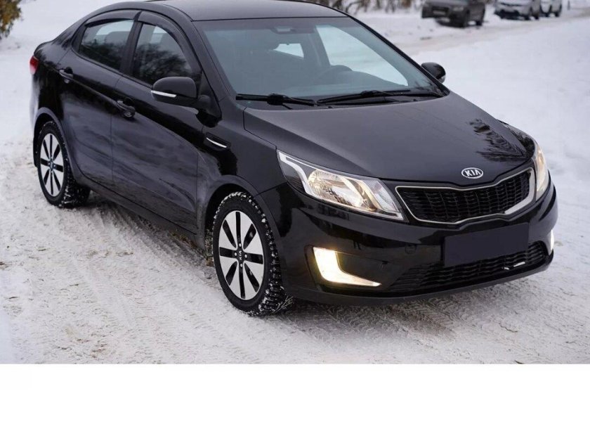 Киа рио 3 седан черная