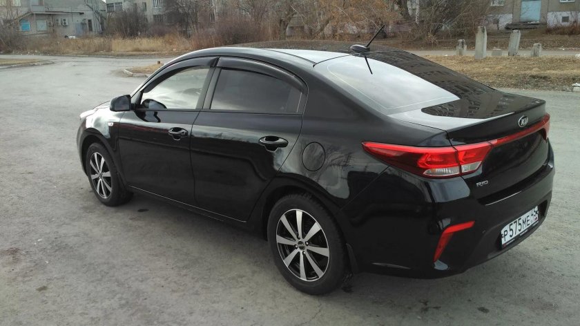 Kia Rio 4 черный