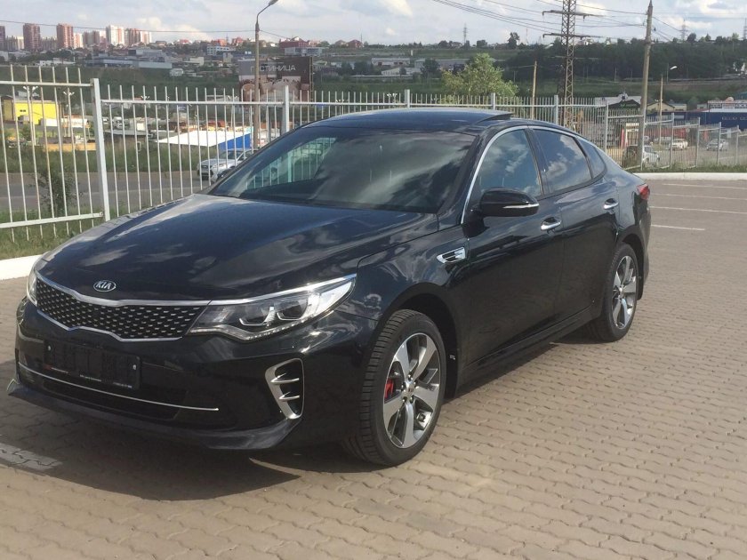 Kia Optima 2017 черная