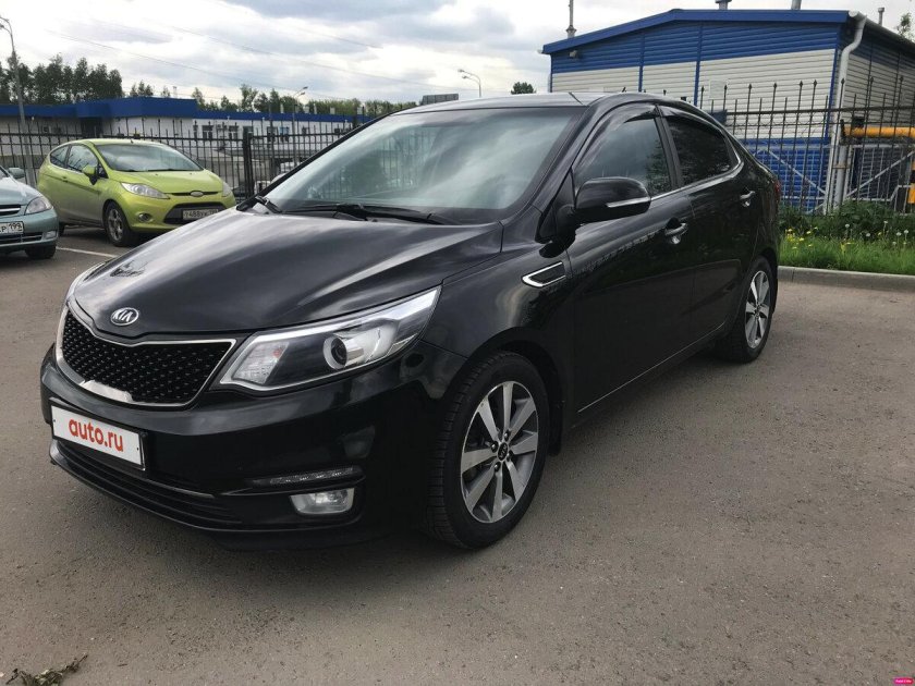 Киа Рио 2015 черный