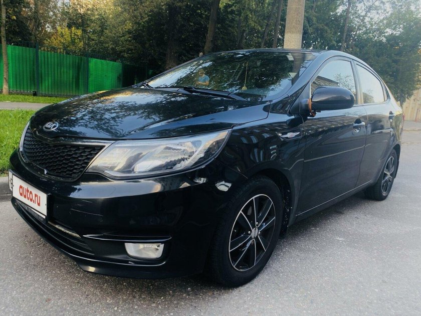 Киа Рио 2014 черная