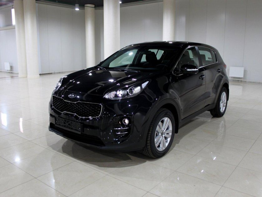 Киа Спортейдж 2015 черный