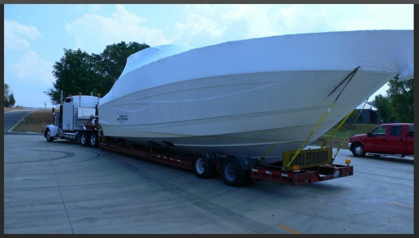 Прицеп для килевой яхты 9 метров