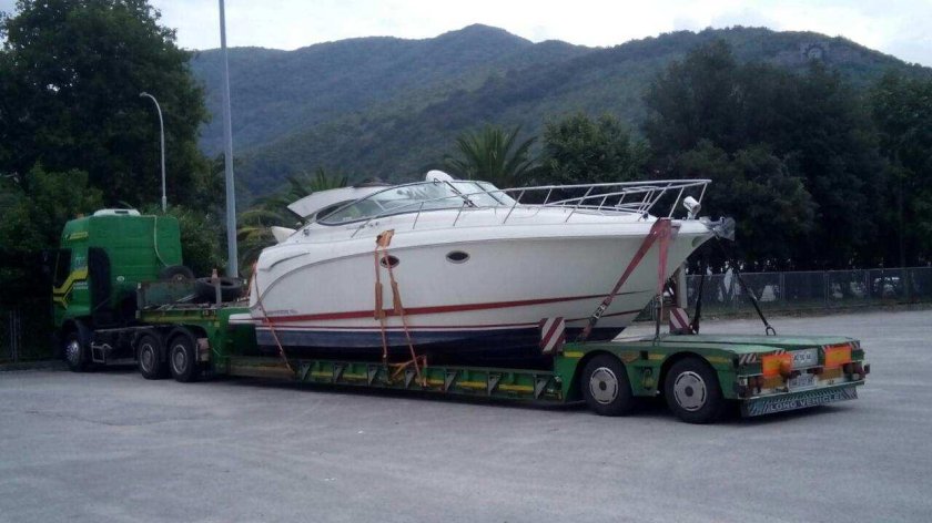 Транспортировка яхты